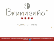 Tablet Screenshot of brunnenhof-oberstdorf.de